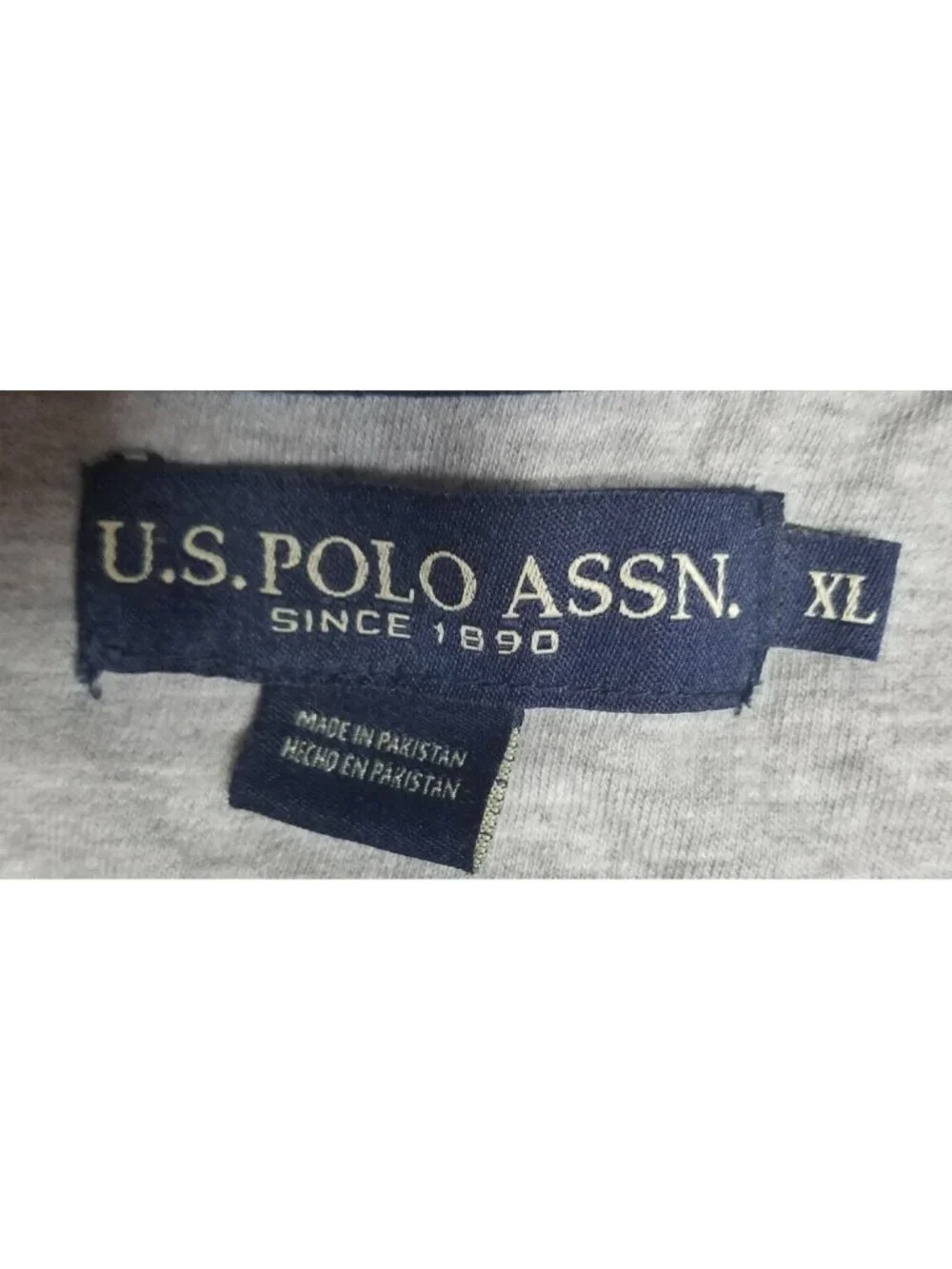 U.S. Polo Assn. Long Sleeve Thermal Henley Button Pullover Sweater Men's XL